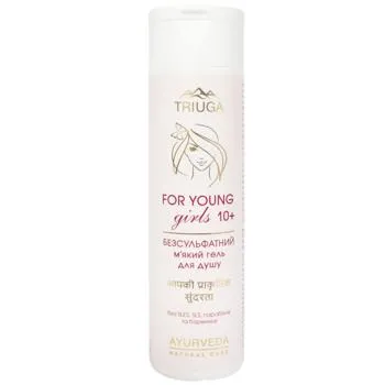 Гель для душа Triuga Ayurveda For Young Girls безсульфатний м'який 250мл - Фото 1
