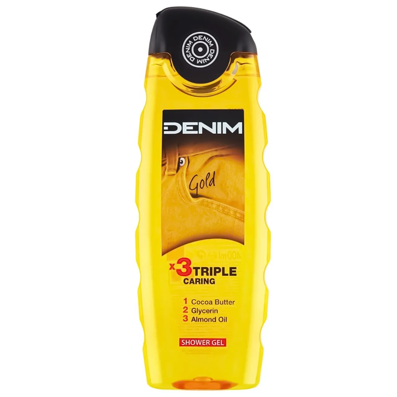 Гель для душу Denim Gold Triple Caring 400мл - Фото 1