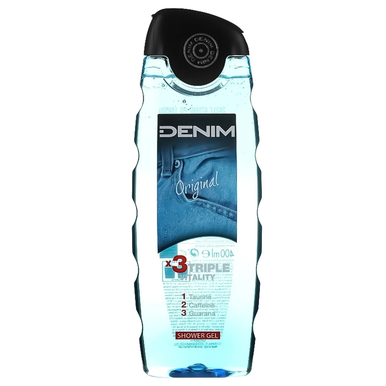 Гель для душу Denim Original Triple Vitality 400мл - Фото 1