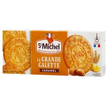 Галети StMichel Grandes Galettess з карамеллю 150г - Фото 1