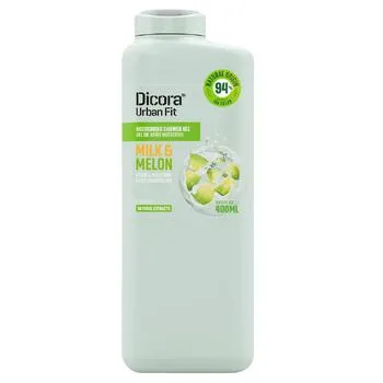 Гель для душу Dicora Urban Fit Молоко та диня з вітаміном А 400мл - Фото 1