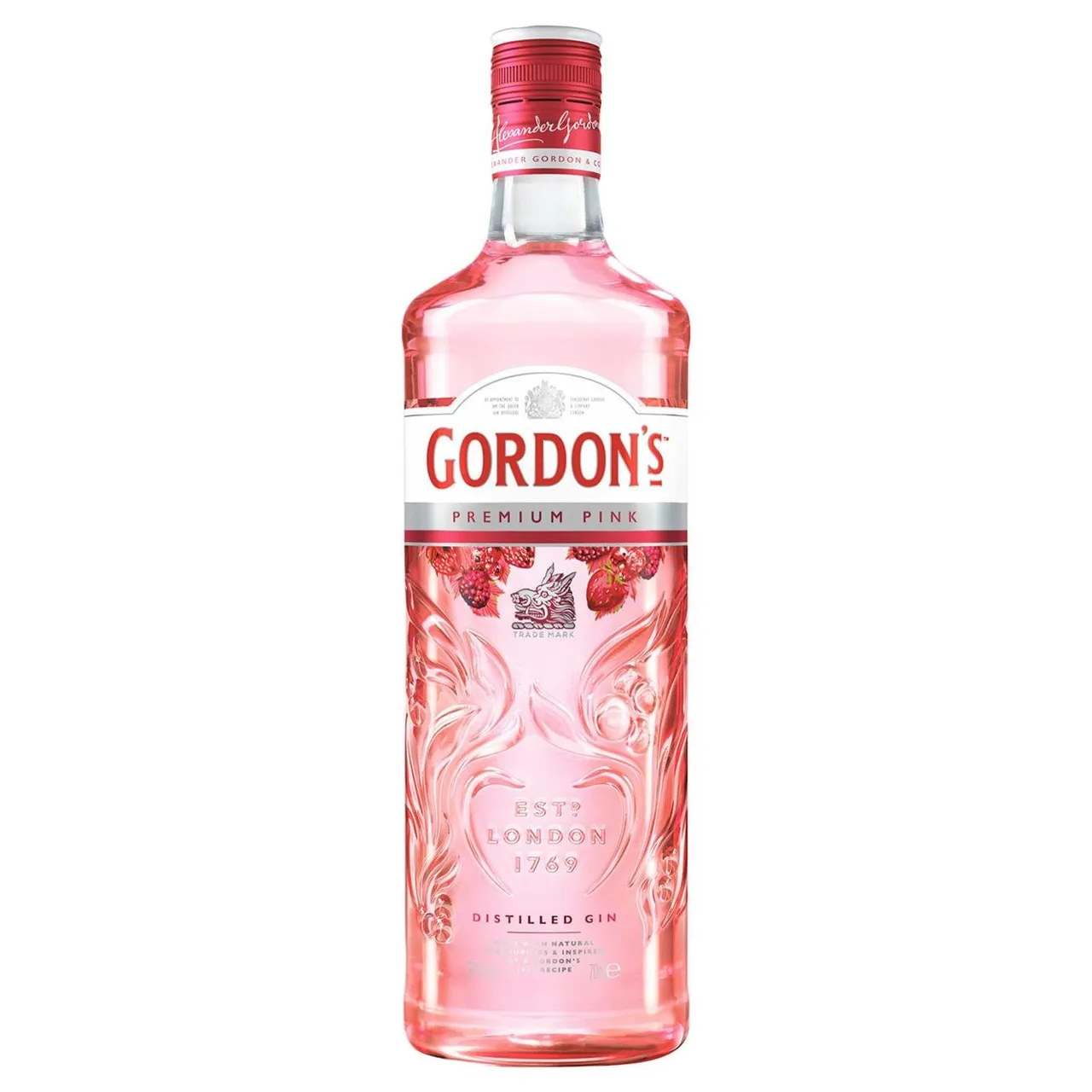 Джин Gordon's Premium Pink 37,5% 0,7л - Фото 1