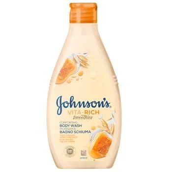 Гель для душу Johnson’s Vita-Rich з йогуртом, вівсом і медом 750мл - Фото 1