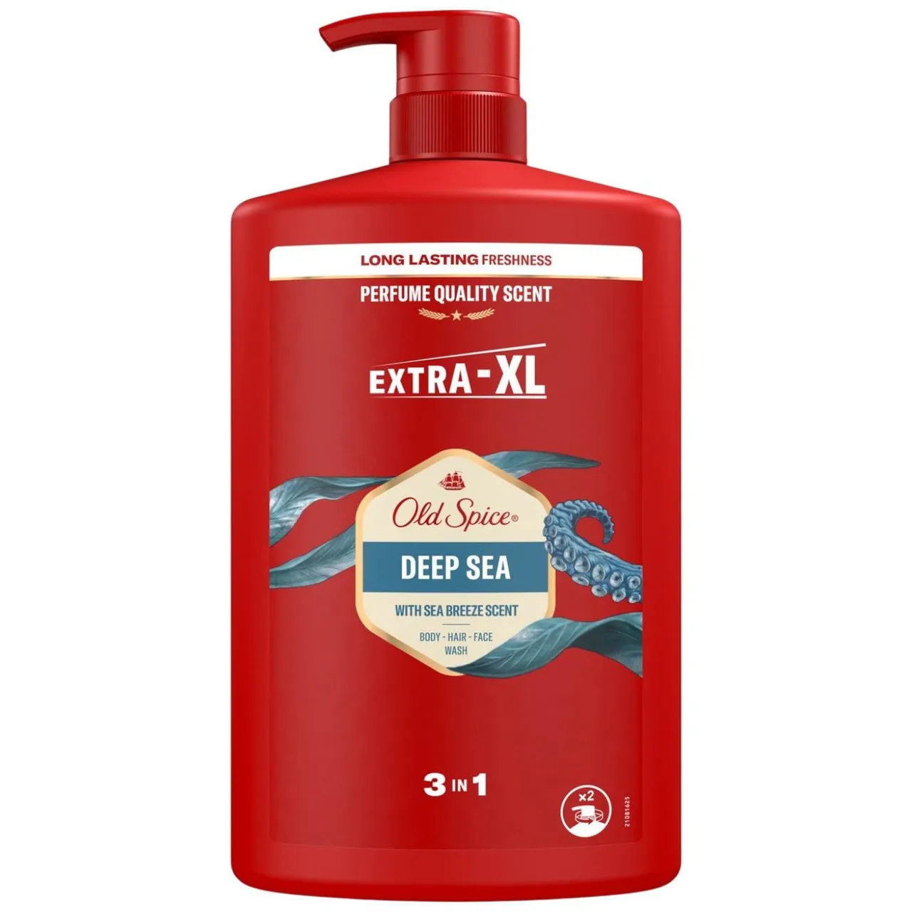 Гель для душу та шампунь Old Spice Deep Sea Extra-XL 1л - Фото 1