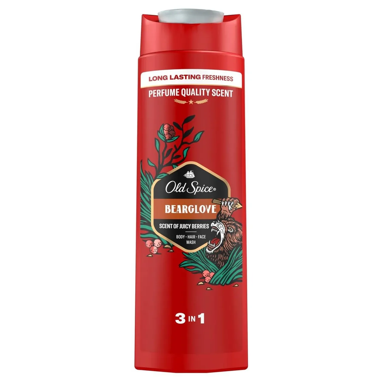 Гель для душу та шампунь Old Spice Bearglove 400мл - Фото 1
