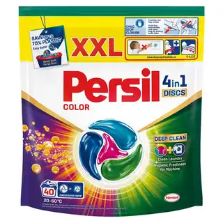 Капсули для прання Persil Discs Color Deep Clean 4в1 40шт зображення