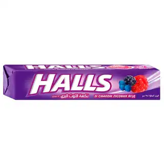 Льодяники Halls зі смаком лісових ягід 25,2г зображення
