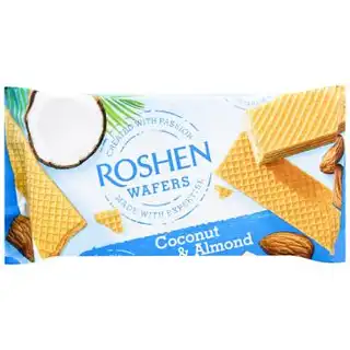 Вафлі Roshen кокос та мигдаль 216г зображення