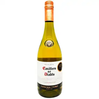 Вино Casillero del Diablo Шардоне біле сухе 13,5% 0,75л зображення