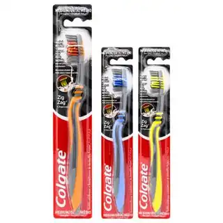 Зубна щітка Colgate Зіг Заг Деревне вугілля середньої жорсткості зображення