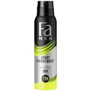 Антиперспірант аерозольний Fa Men Sport Energy Boost 150мл зображення