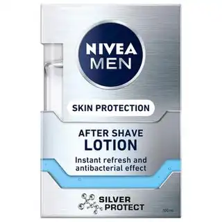 Лосьйон після гоління NIVEA MEN Срібний захист з антибактеріальним ефектом 100мл зображення