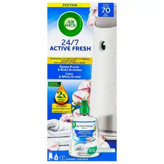 Освіжувач повітря автоматичний Air Wick Active Fresh Ранкова свіжість 228мл зображення