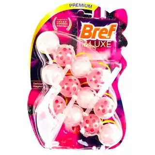 Блок для унітазу Bref Deluxe Витончена магнолія 50г*3шт зображення