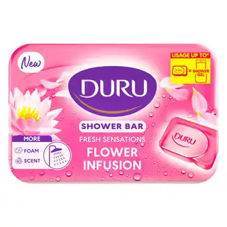 Мило тверде Duru Fresh Sensations з екстрактом квітів 150г зображення