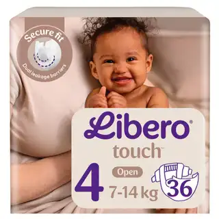 Підгузки-трусики Libero Touch 4 7-14кг 36шт зображення