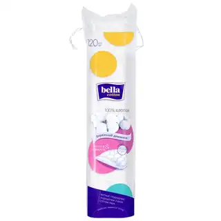Диски ватні Bella Cotton 120шт зображення