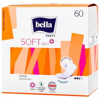 Прокладки щоденні Bella Panty Soft Deo Fresh 50+10шт зображення