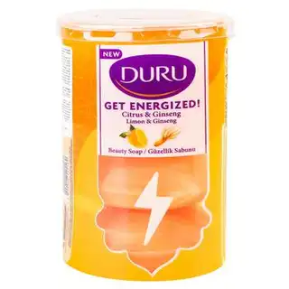 Мило тверде Duru Get Energized Женьшень та лимон 4шт*90г зображення