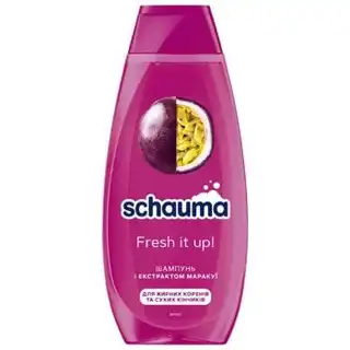 Шампунь Schauma Fresh it UP! для жирного біля коріння волосся і сухого на кінчиках 400мл зображення