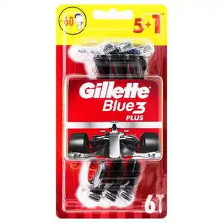 Станок Gillette Blue3 одноразовий чоловічий 6шт зображення