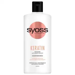 Кондиціонер Syoss Keratin з блакитним лотосом для ламкого волосся 440мл зображення