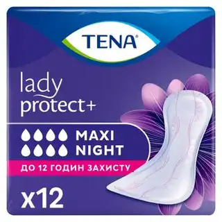 Прокладки урологічні Tena Lady Maxi Night 12шт зображення