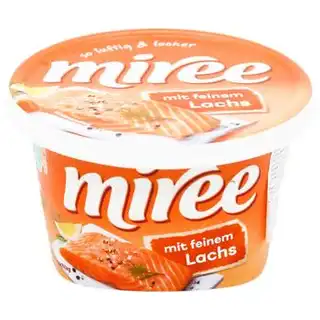 Крем-сир Miree Вершковий з лососем 66% 150г зображення