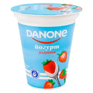 Йогурт Danone полуниця 3,2% 260г зображення