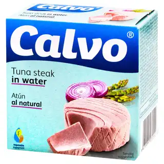 Тунець Calvo у власному соку 160г зображення