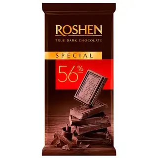 Шоколад чорний Roshen 56% 85г зображення