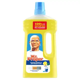 Засіб мийний Mr. Proper Лимон для підлоги і стін 1л зображення