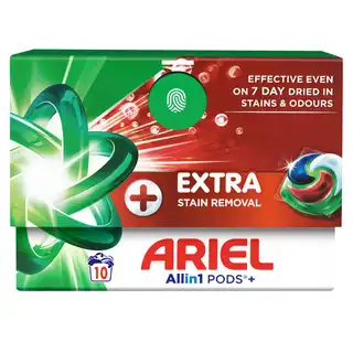 Капсули для прання Ariel Екстра виведення плям All in1 Pods+ 10шт зображення
