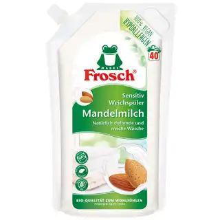 Ополіскувач для білизни Frosch Мигдалеве молочко 1л зображення