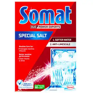 Сіль для посудомийних машин Somat 1,5кг зображення