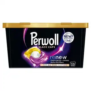 Капсули для прання Perwoll Догляд та відновлення для темних та чорних речей 13шт зображення