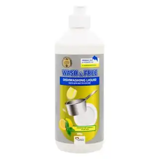 Засіб для миття посуду Wash&Free Лимон та м’ята 500г зображення