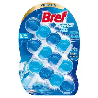 Блок для унітазу Bref Arctic Ocean Brilliant Gel 3шт*42г зображення