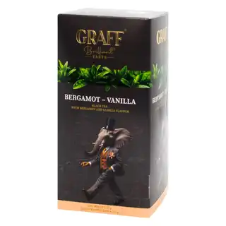 Чай чорний Graff Bergamot-Vanilla 1,5г*20шт зображення