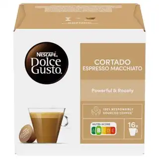 Кава в капсулах NESCAFÉ® DOLCE GUSTO® Cortado 6,3г*16шт зображення