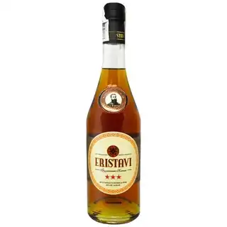 Коньяк Eristavi 3 роки 40% 0,5л зображення