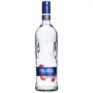 Горілка Finlandia Журавлина біла 37.5% 1л зображення