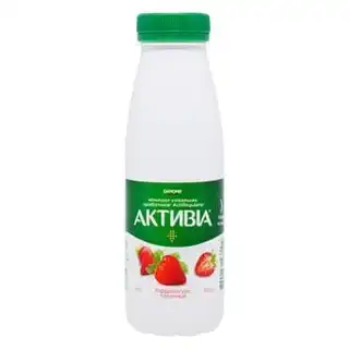 Біфідойогурт Активіа Полуниця 1,5% 290г зображення