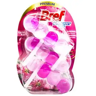 Блок для унітазу Bref Brilliant Gel Spring Rain 42*3шт зображення
