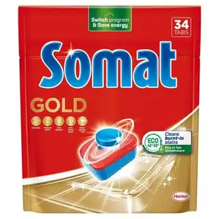 Таблетки для посудомийних машин Somat Gold 34шт зображення