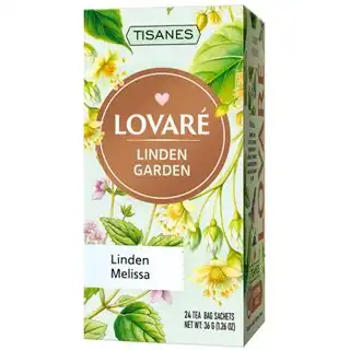 Чай трав’яний Lovare Linden Garden з фруктами та плодами 1,5г*24шт зображення