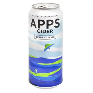 Сидр Apps Чорна смородина-лаванда 5,5% 0,5л зображення