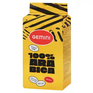 Кава Gemini Arabica 100% мелена 250г зображення