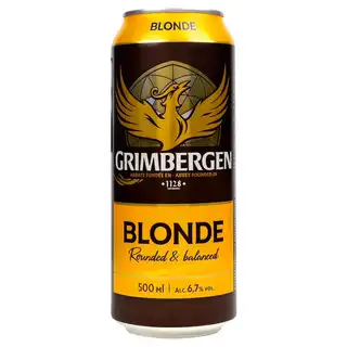 Пиво Grimbergen Blonde світле 6,7% 0,5л зображення