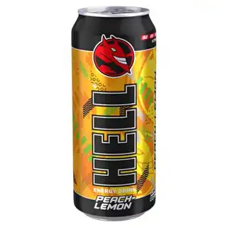 Напій енергетичний Hell персик-лимон 0,5л зображення